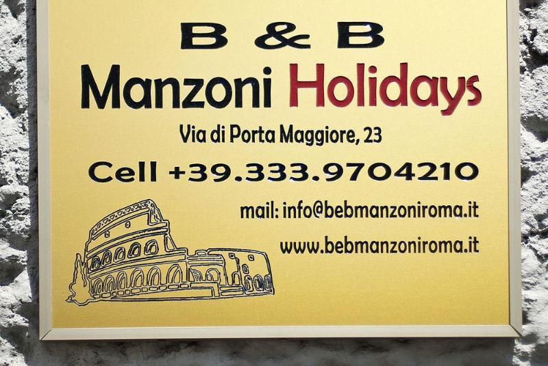 B&B Manzoni Holidays Рим Экстерьер фото